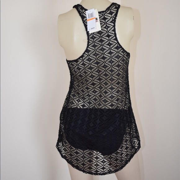 MIKEN Crochet Racer-back Swimsuit Cover-Up - Picture 3 of 4